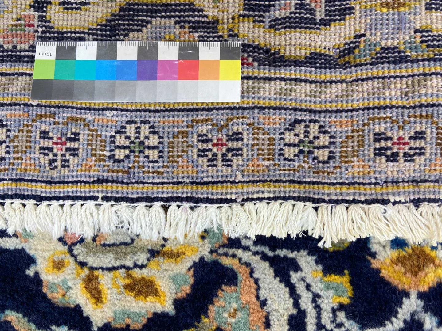 Kashan Perserteppich 217 × 146 cm aus Wolle, handgeknüpft