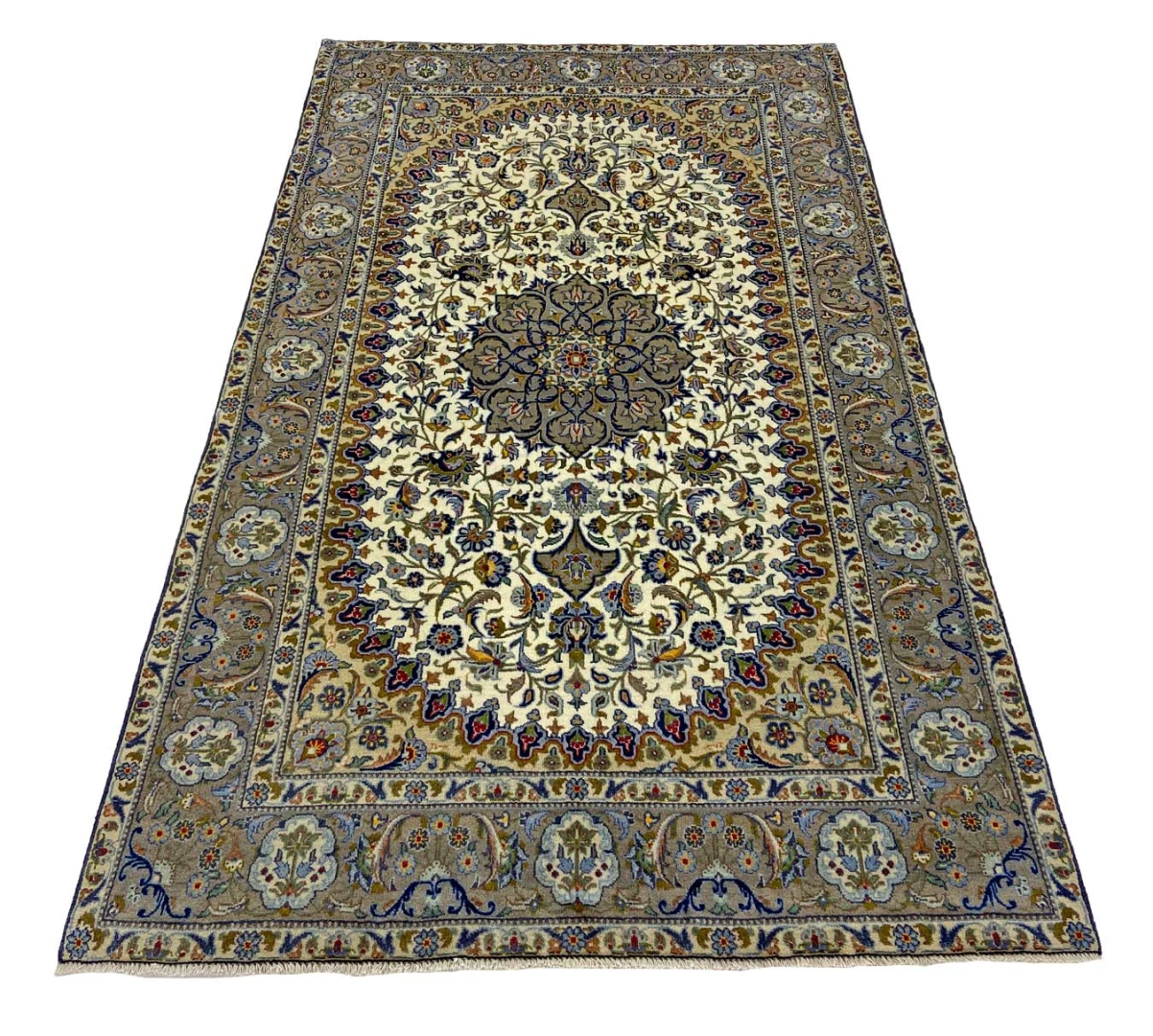 Kashan Perserteppich aus Iran, 232 × 139 cm