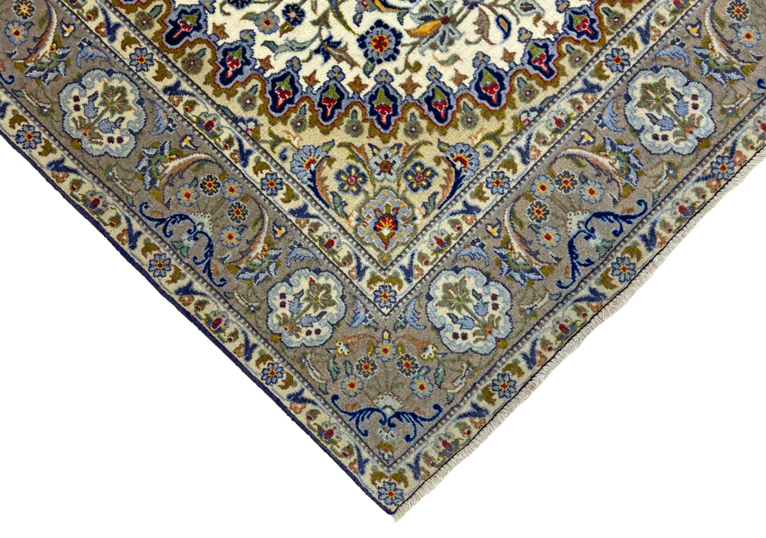 Kashan Perserteppich aus Iran, 232 × 139 cm