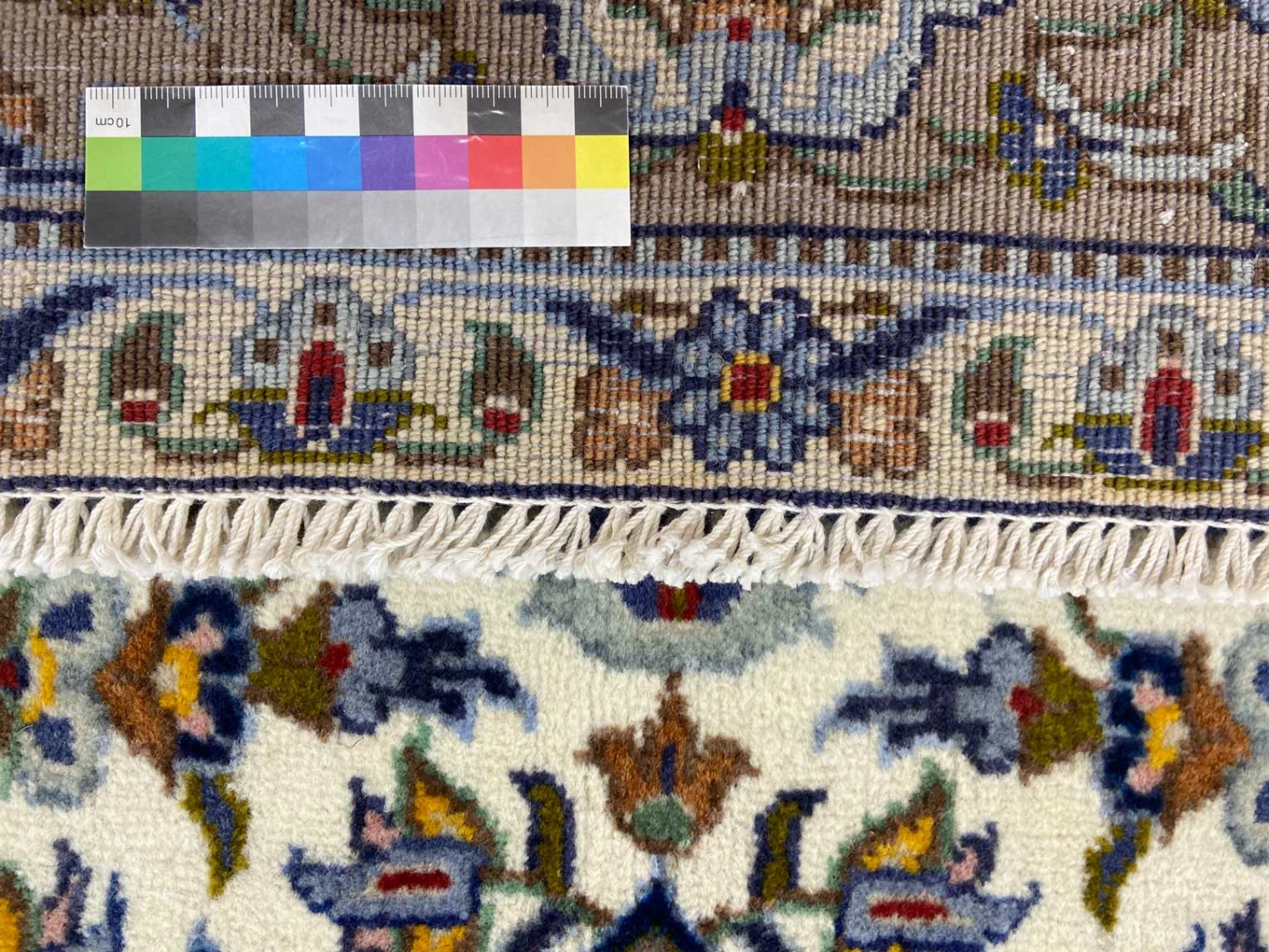 Kashan Perserteppich aus Iran, 232 × 139 cm
