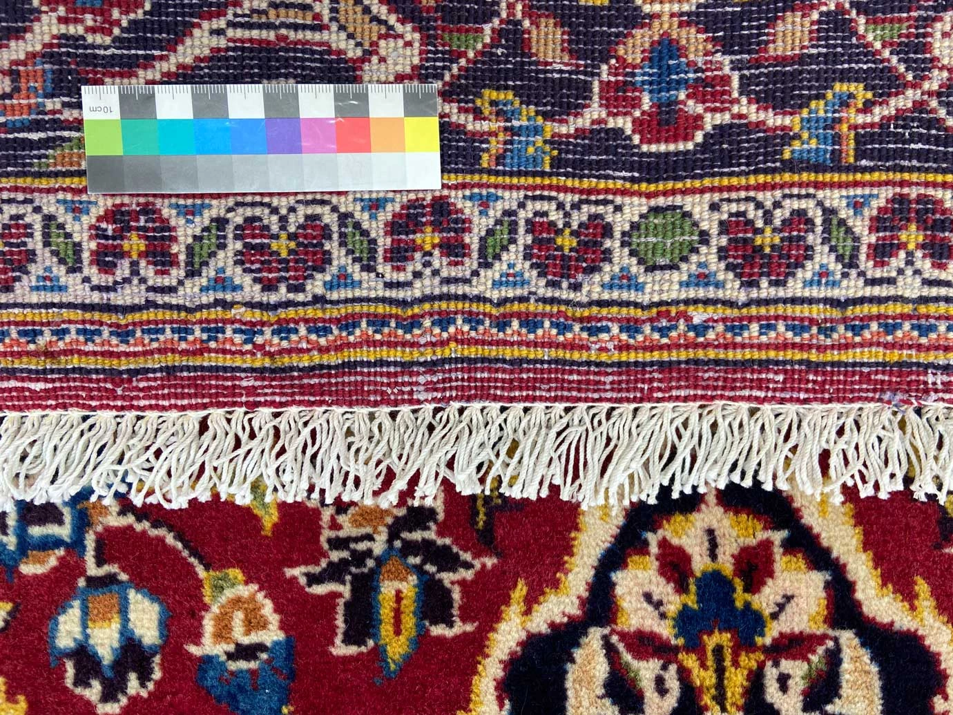 Kashan Perserteppich 229 × 143 cm aus Wolle, handgeknüpft