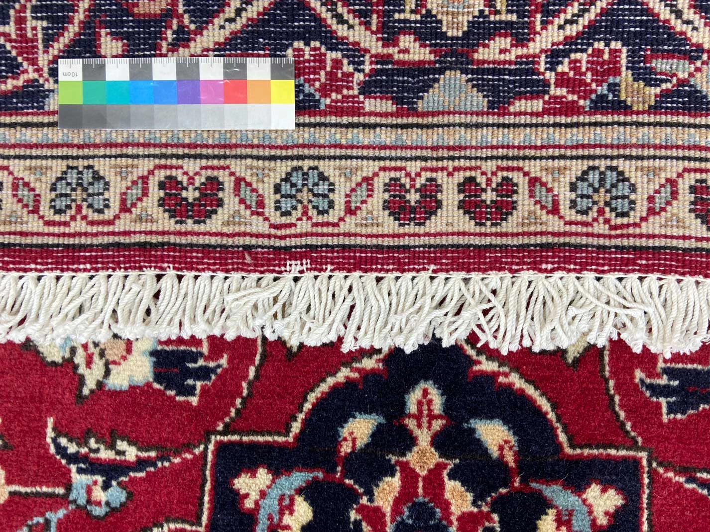 Kashan Perserteppich aus Iran, 247 × 144 cm