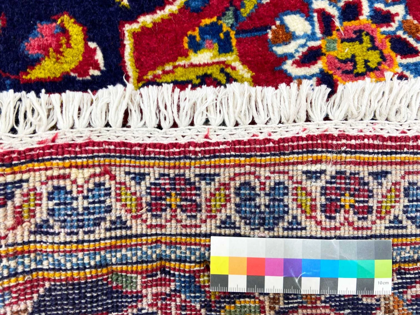 Handgeknüpfter Kashan Perserteppich, 256 × 147 cm, Wolle