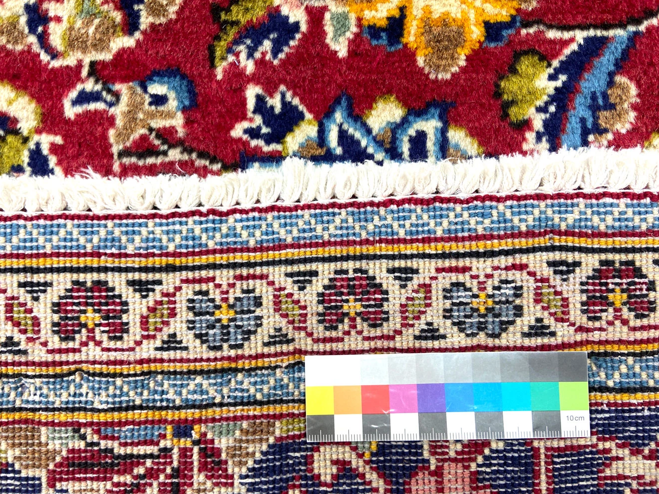 Handgeknüpfter Kashan Perserteppich, 297 × 194 cm, Wolle