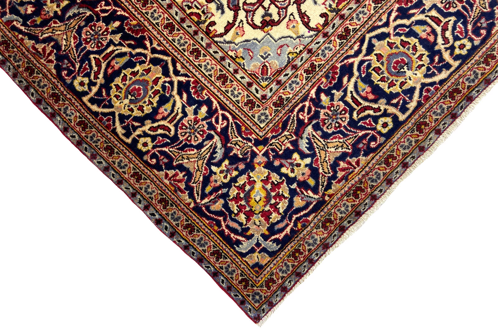 Handgeknüpfter Kashan Perserteppich 301 × 196 cm