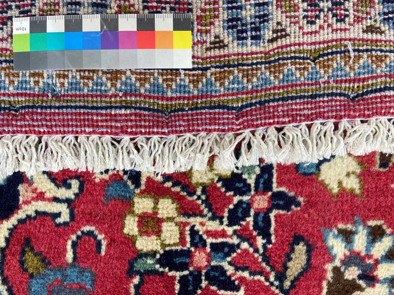 Handgeknüpfter Kashan Perserteppich 302 × 199 cm