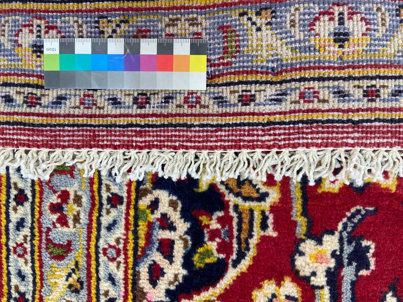 Handgeknüpfter Kashan Perserteppich 305 × 191 cm