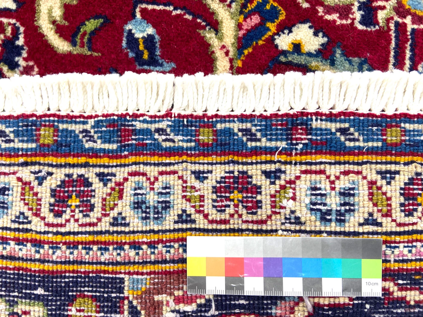 Kashan Perserteppich 308 × 199 cm aus Wolle, handgeknüpft