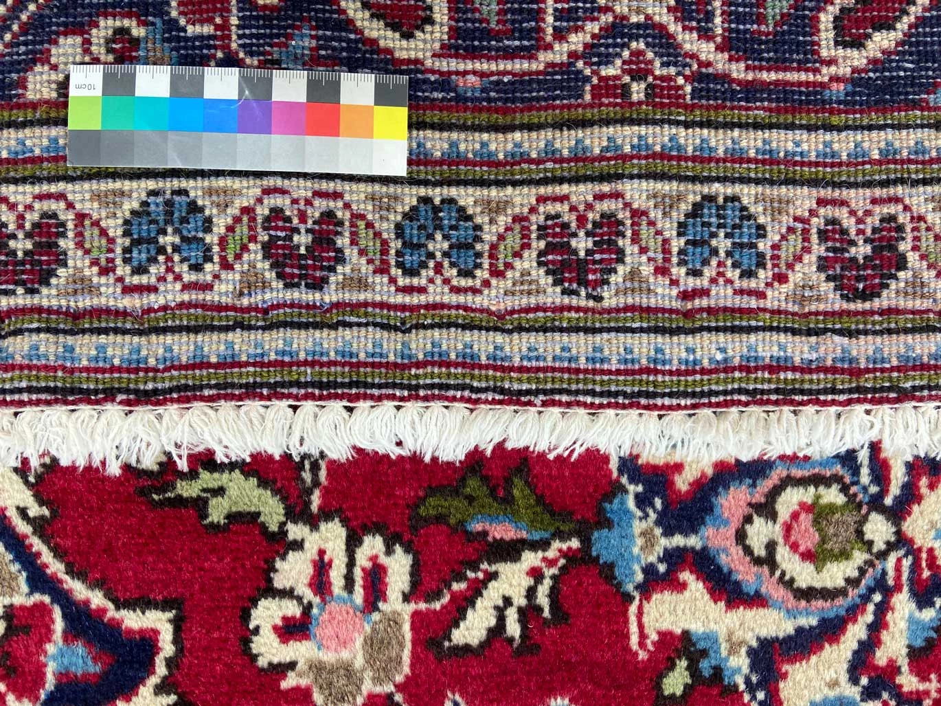 Kashan Perserteppich 310 × 193 cm aus Wolle, handgeknüpft