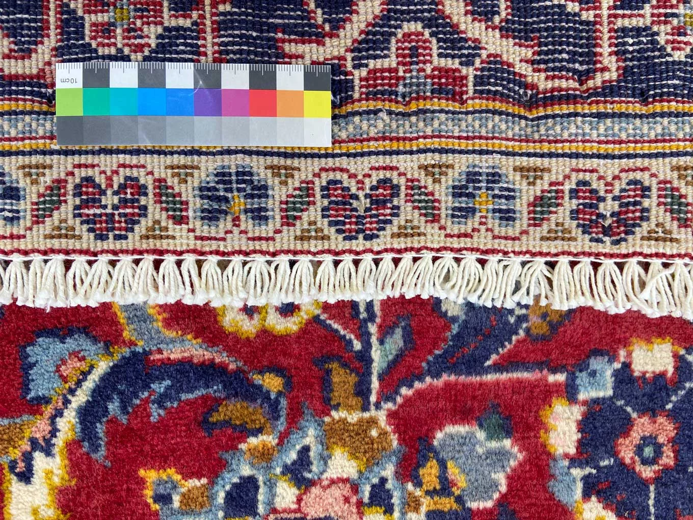 Handgeknüpfter Kashan Perserteppich, 312 × 194 cm, Wolle
