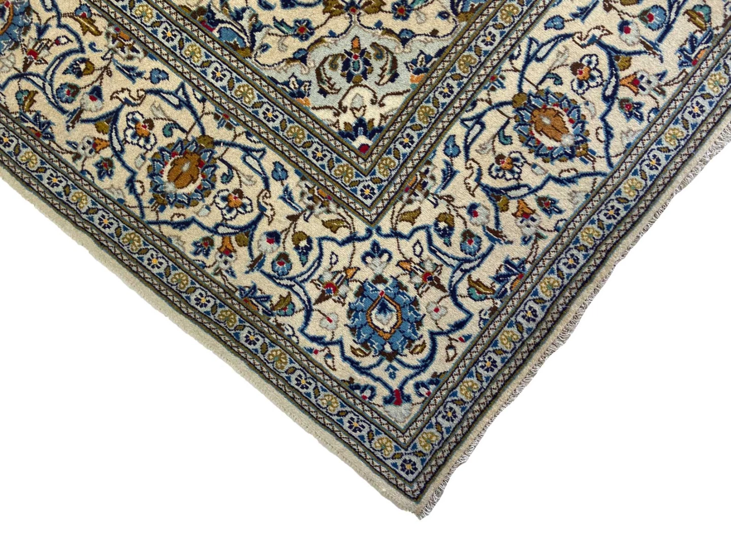 Kashan Perserteppich 312 × 197 cm aus Wolle, handgeknüpft