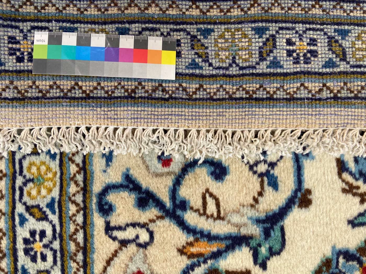Kashan Perserteppich 312 × 197 cm aus Wolle, handgeknüpft