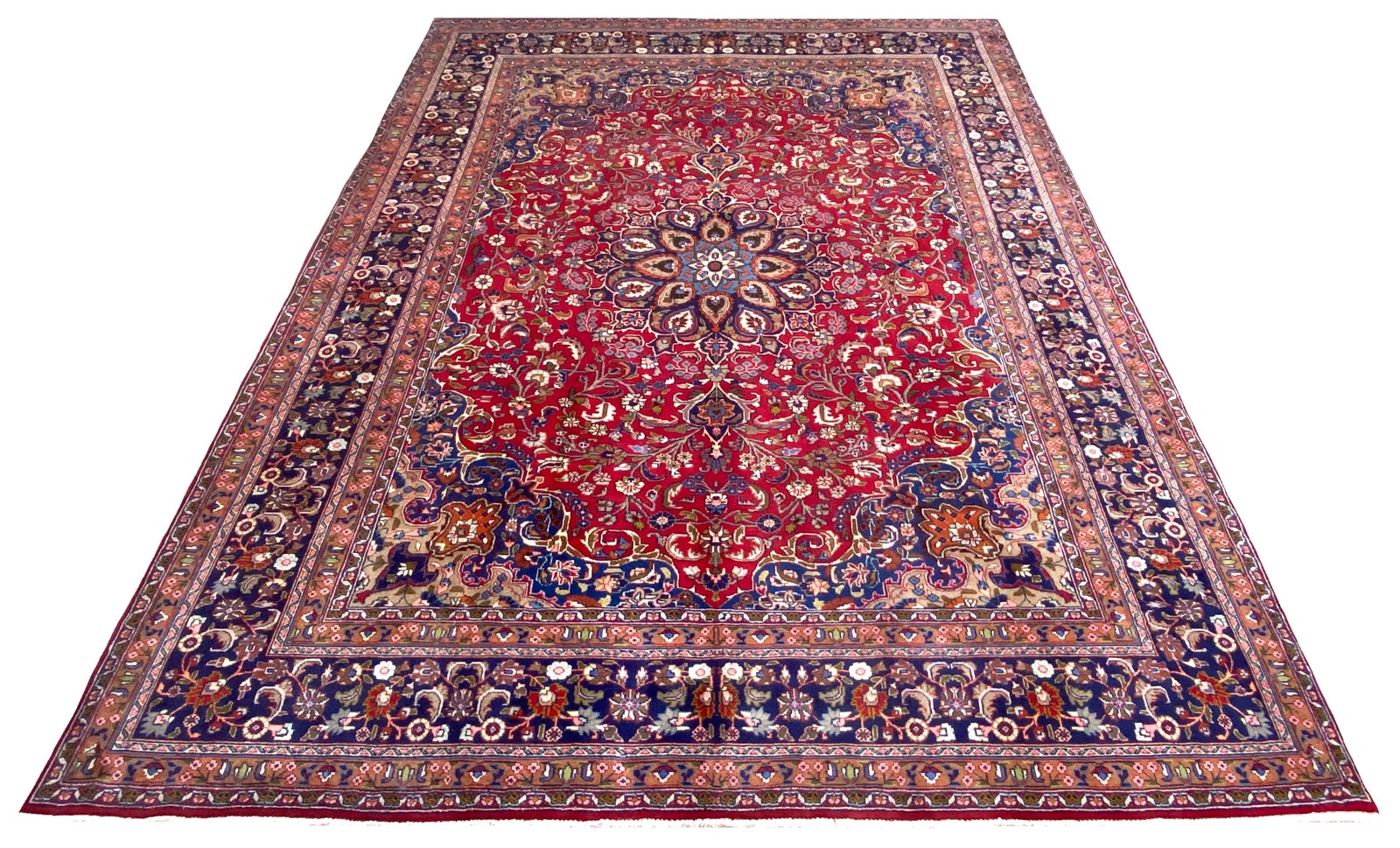 Kashan Perserteppich aus Iran, 312 × 207 cm