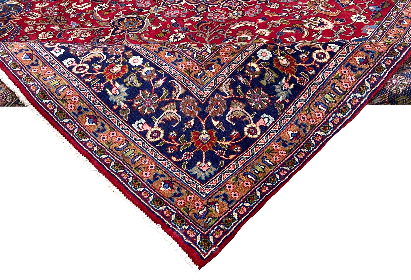 Kashan Perserteppich aus Iran, 312 × 207 cm