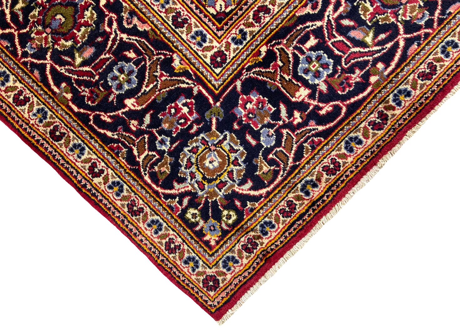 Kashan Perserteppich aus Iran, 312 × 207 cm