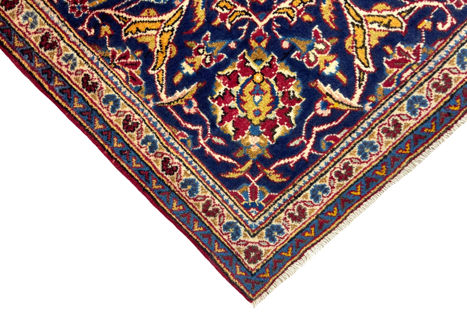 Handgeknüpfter Kashan Perserteppich, 314 × 201 cm, Wolle