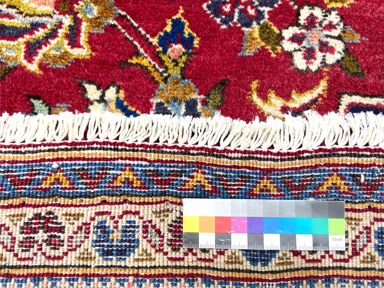 Handgeknüpfter Kashan Perserteppich, 314 × 201 cm, Wolle