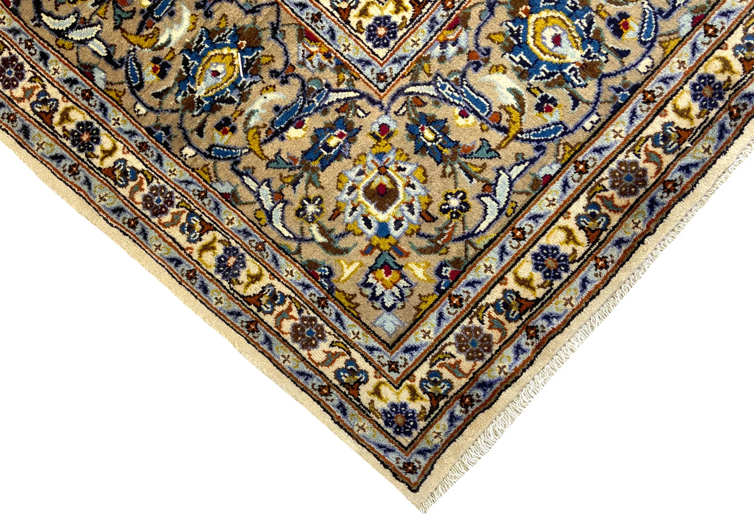 Handgeknüpfter Kashan Perserteppich, 320 × 215 cm, Wolle