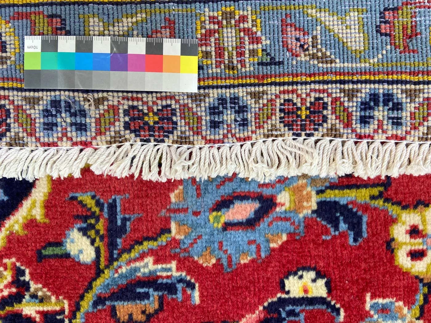 Kashan Perserteppich 348 × 254 cm aus Wolle, handgeknüpft