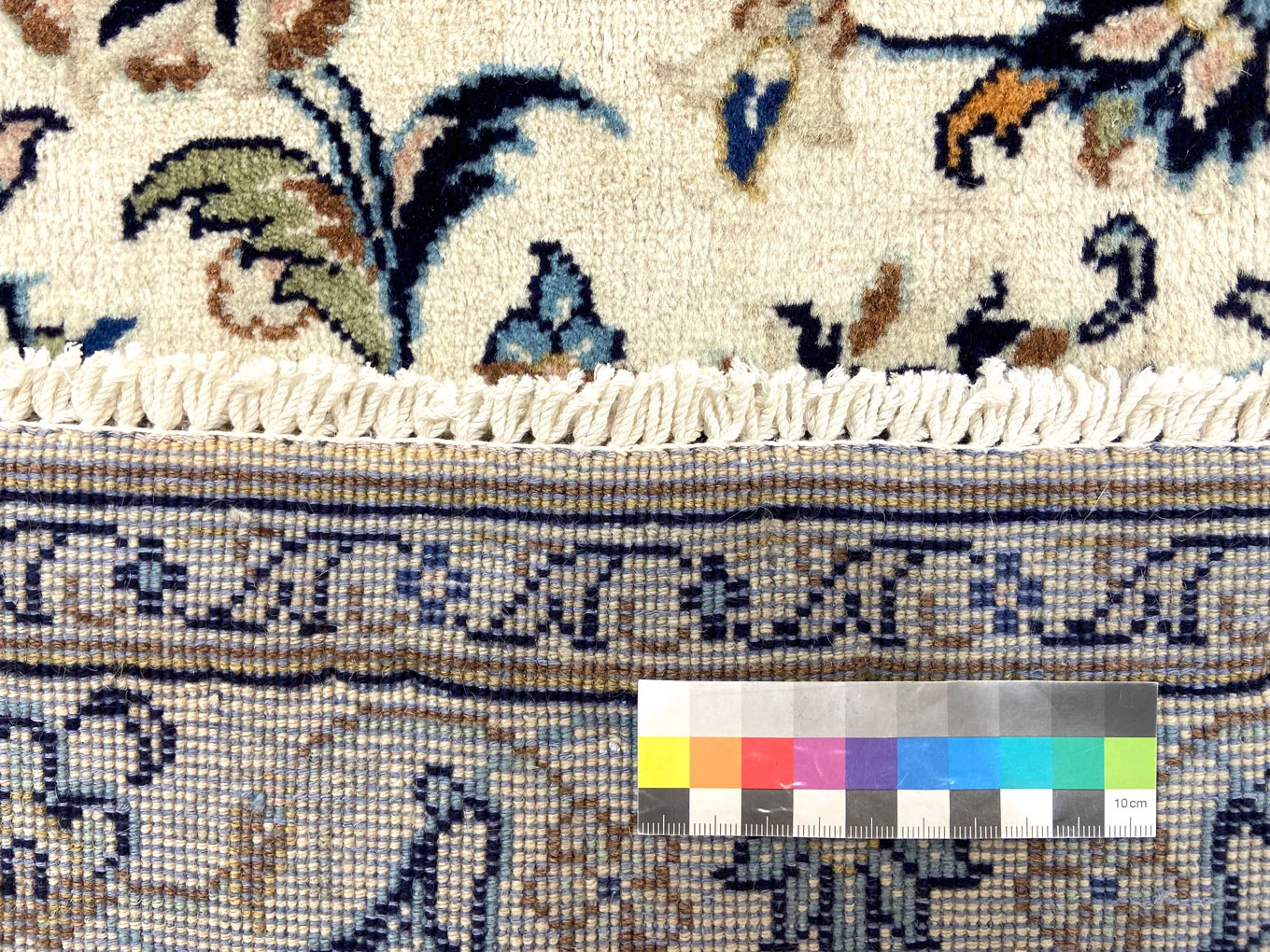 Kashan Perserteppich 349 × 241 cm aus Wolle, handgeknüpft