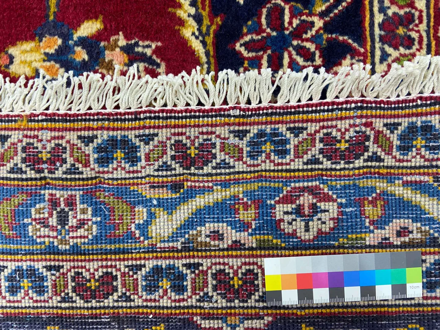 Handgeknüpfter Kashan Perserteppich 357 × 269 cm