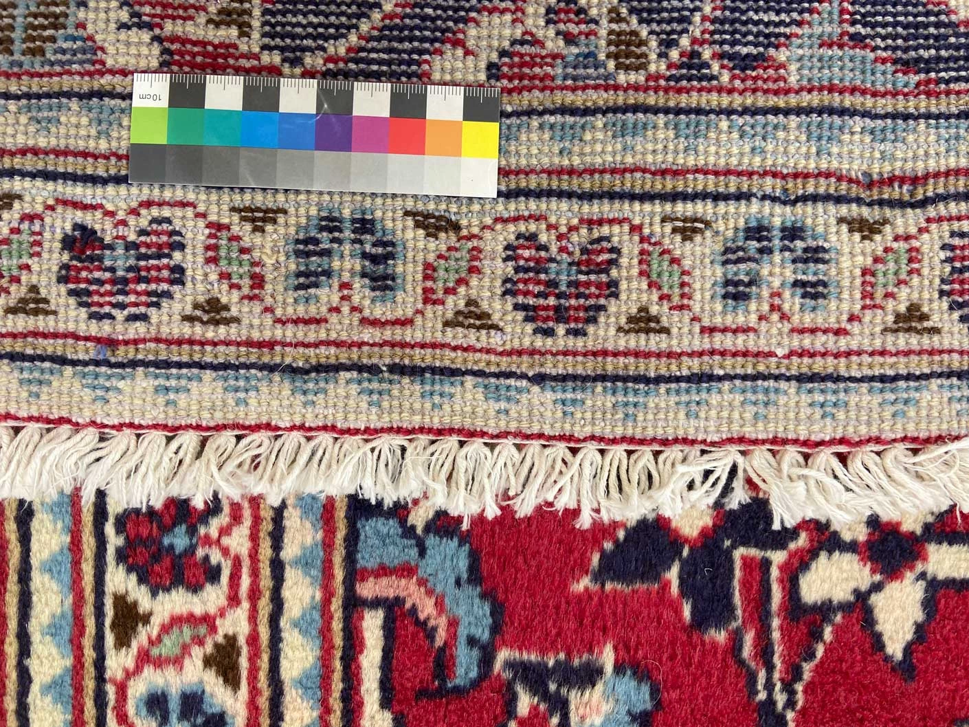 Kashan Perserteppich 364 × 235 cm aus Wolle, handgeknüpft
