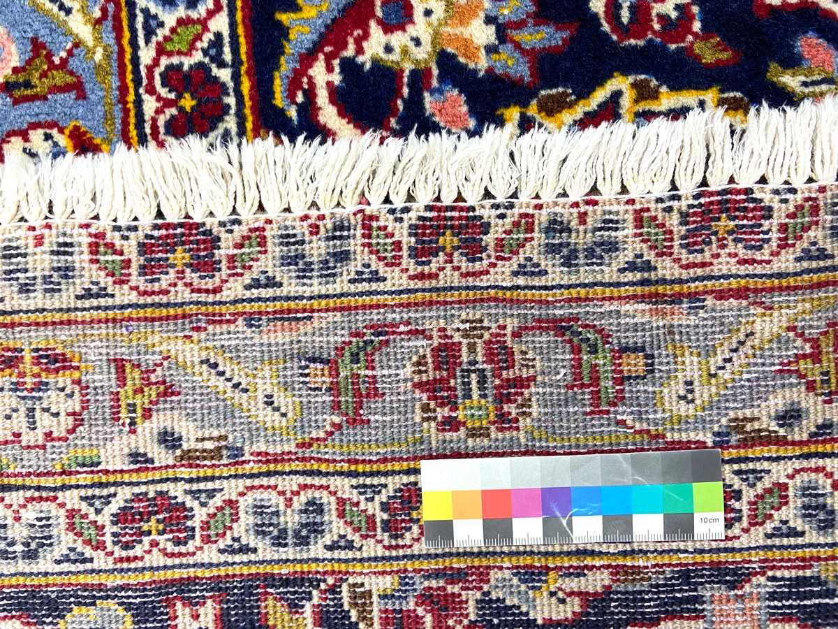 Kashan Perserteppich 394 × 294 cm aus Wolle, handgeknüpft