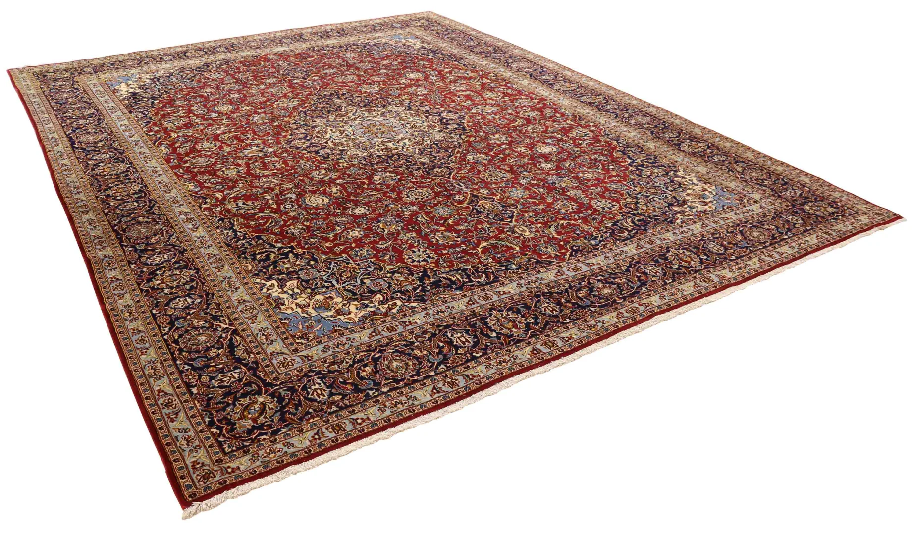 Kashan Perserteppich aus Iran, 401 × 310 cm