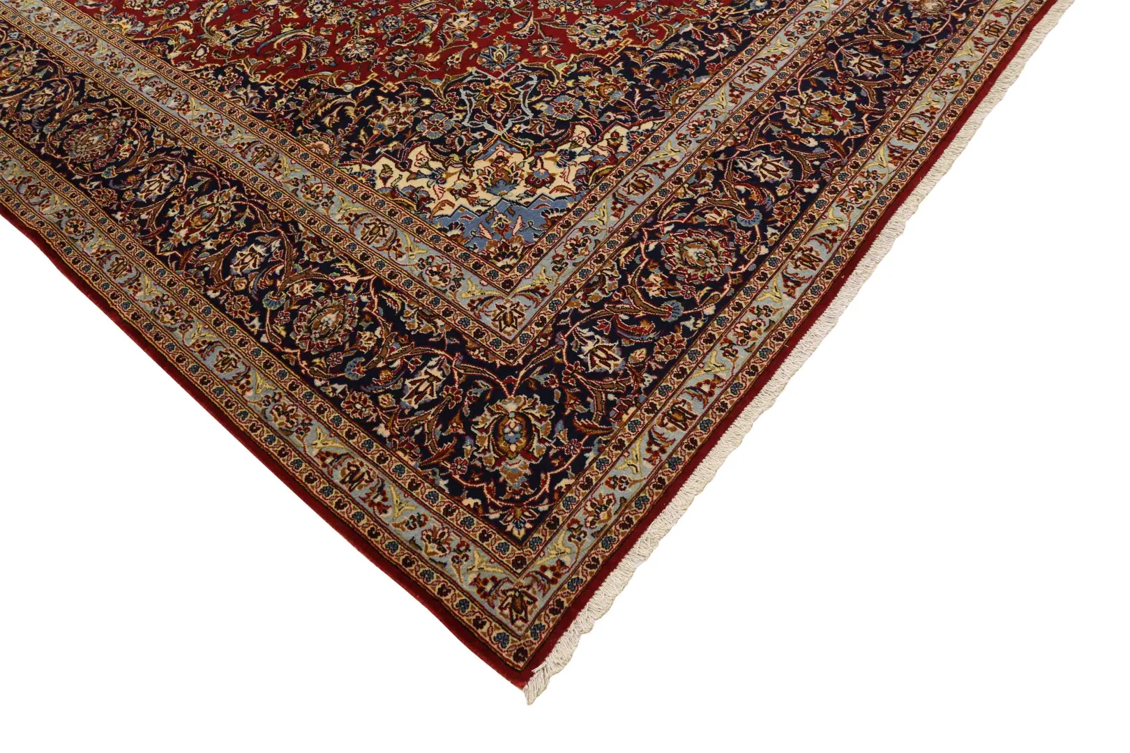 Kashan Perserteppich aus Iran, 401 × 310 cm