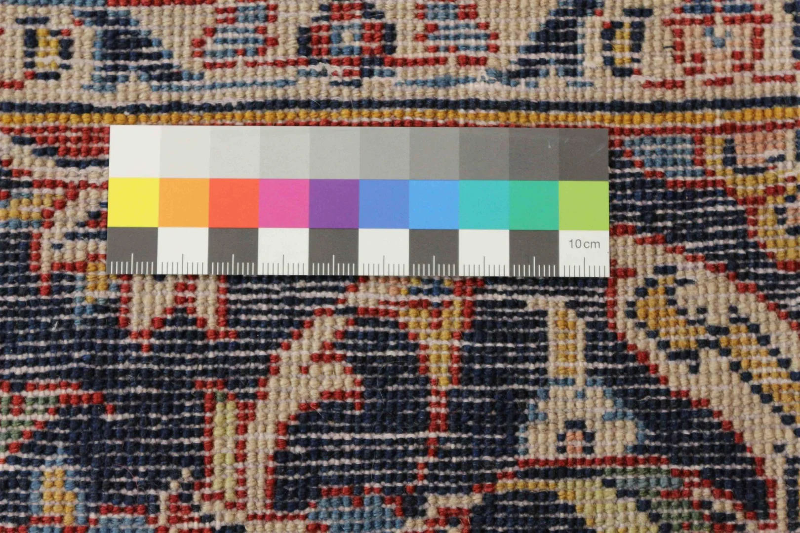 Handgeknüpfter Kashan Perserteppich, 402 × 275 cm, Wolle