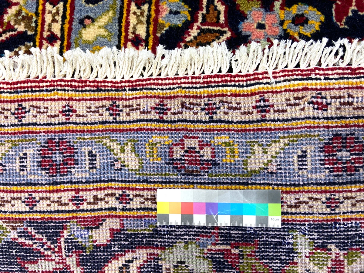 Kashan Perserteppich 402 × 270 cm aus Wolle, handgeknüpft