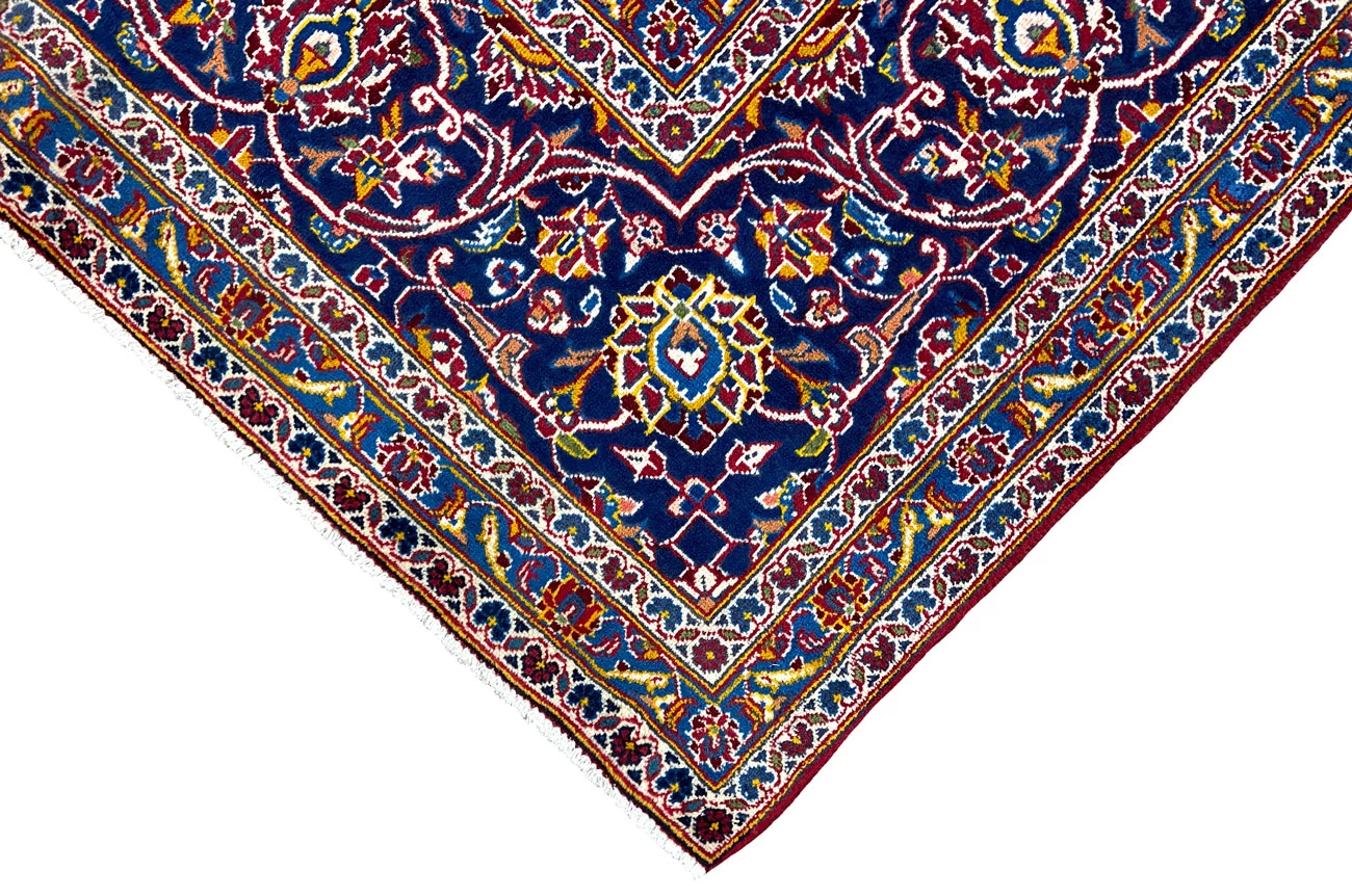 Kashan Perserteppich 405 × 269 cm aus Wolle, handgeknüpft