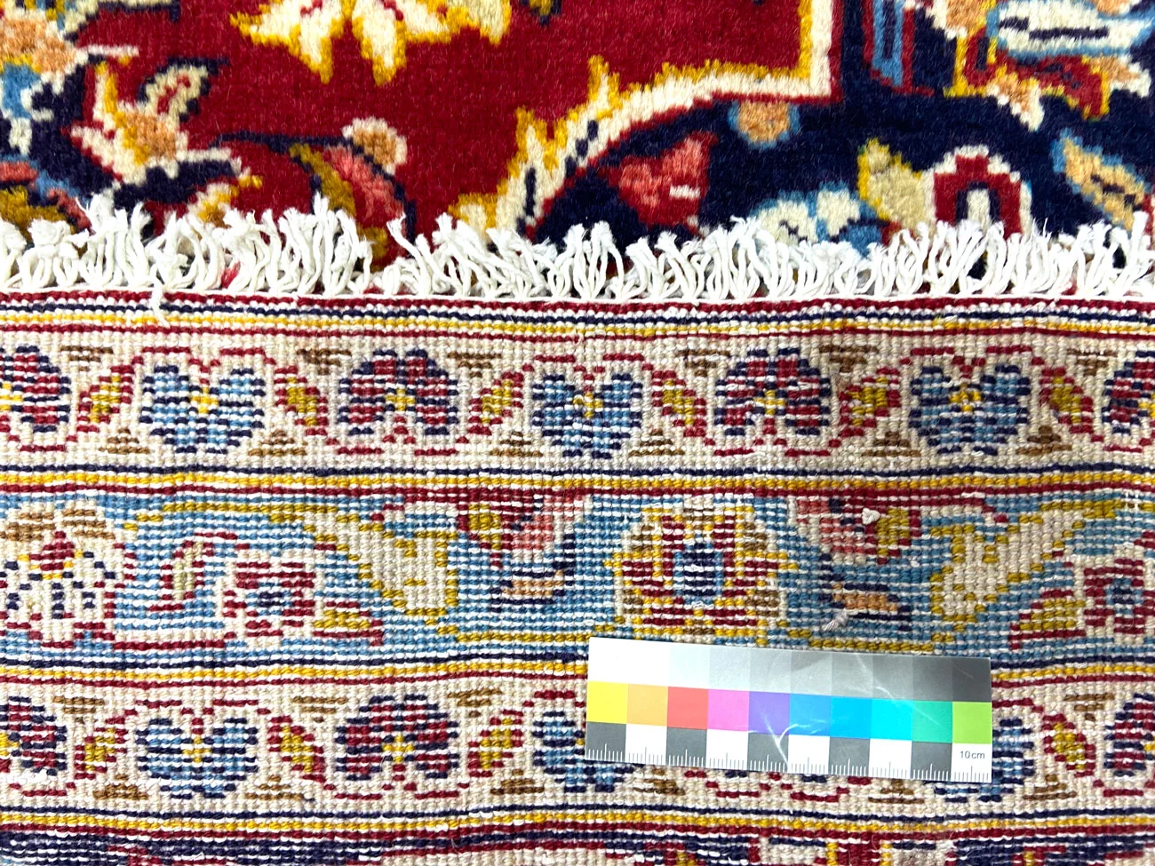 Handgeknüpfter Kashan Perserteppich, 405 × 294 cm, Wolle