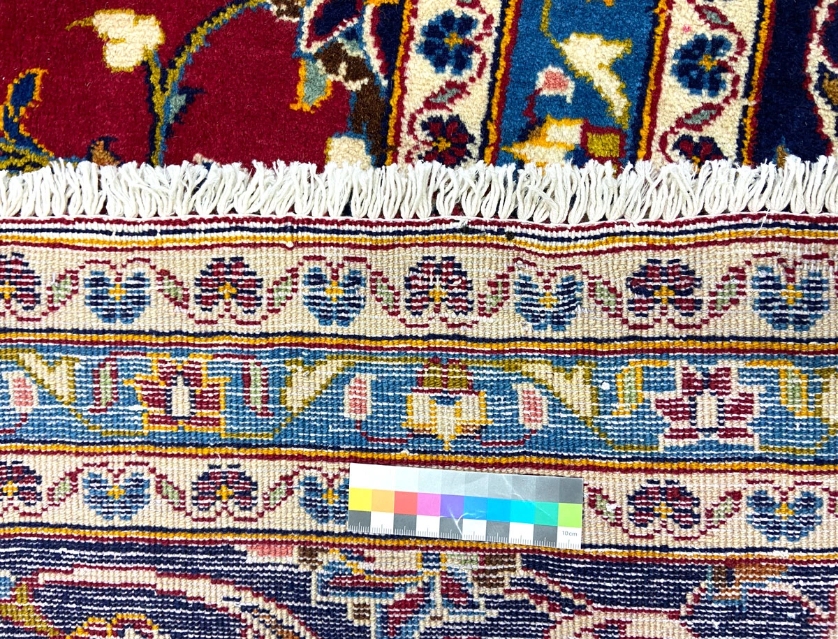 Handgeknüpfter Kashan Perserteppich, 409 × 297 cm, Wolle