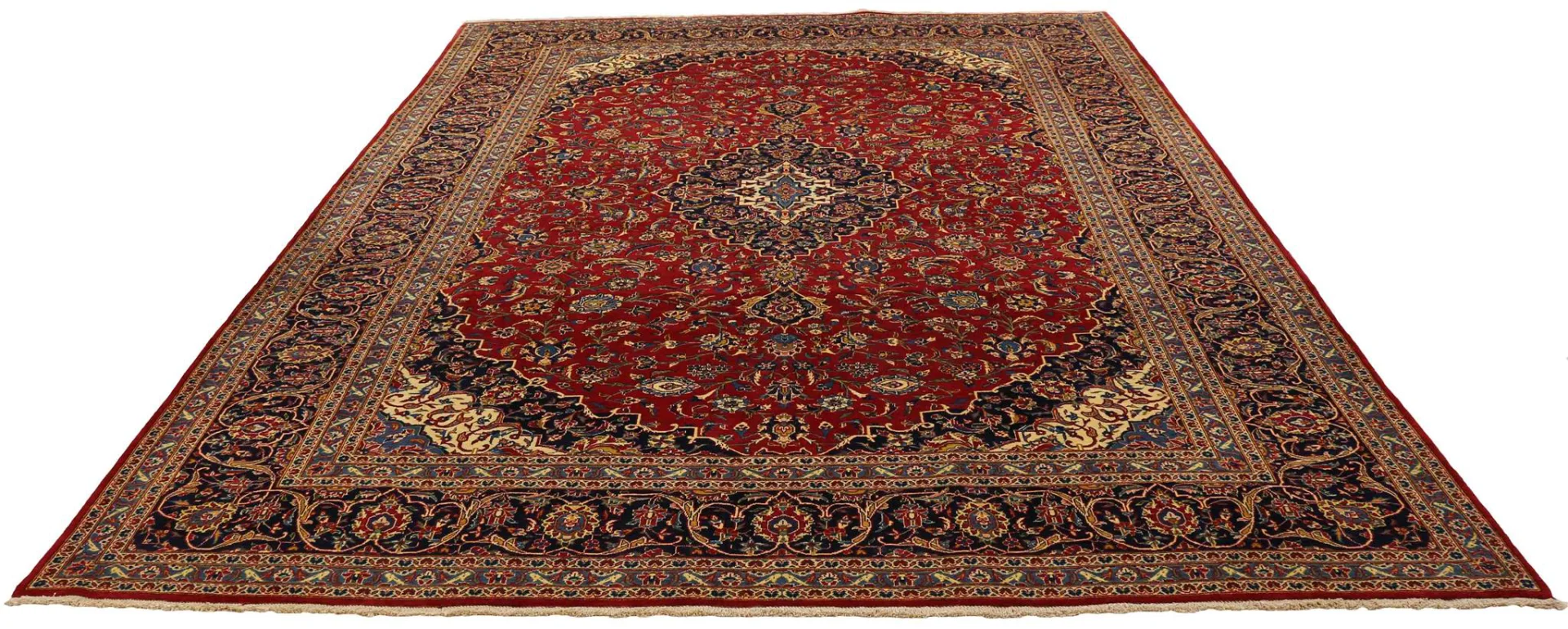 Kashan Perserteppich aus Iran, 412 × 301 cm