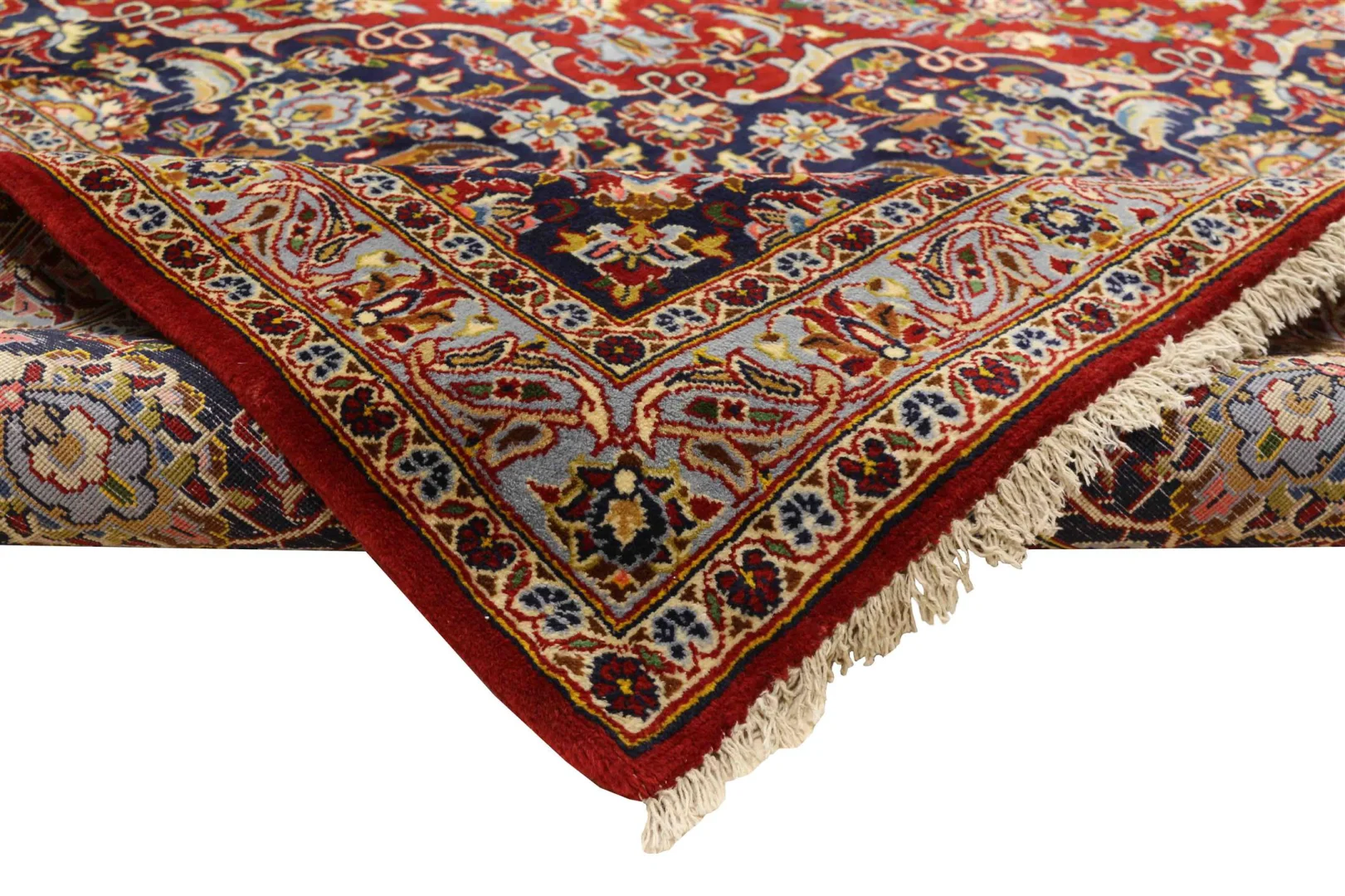 Handgeknüpfter Kashan Perserteppich 423 × 302 cm