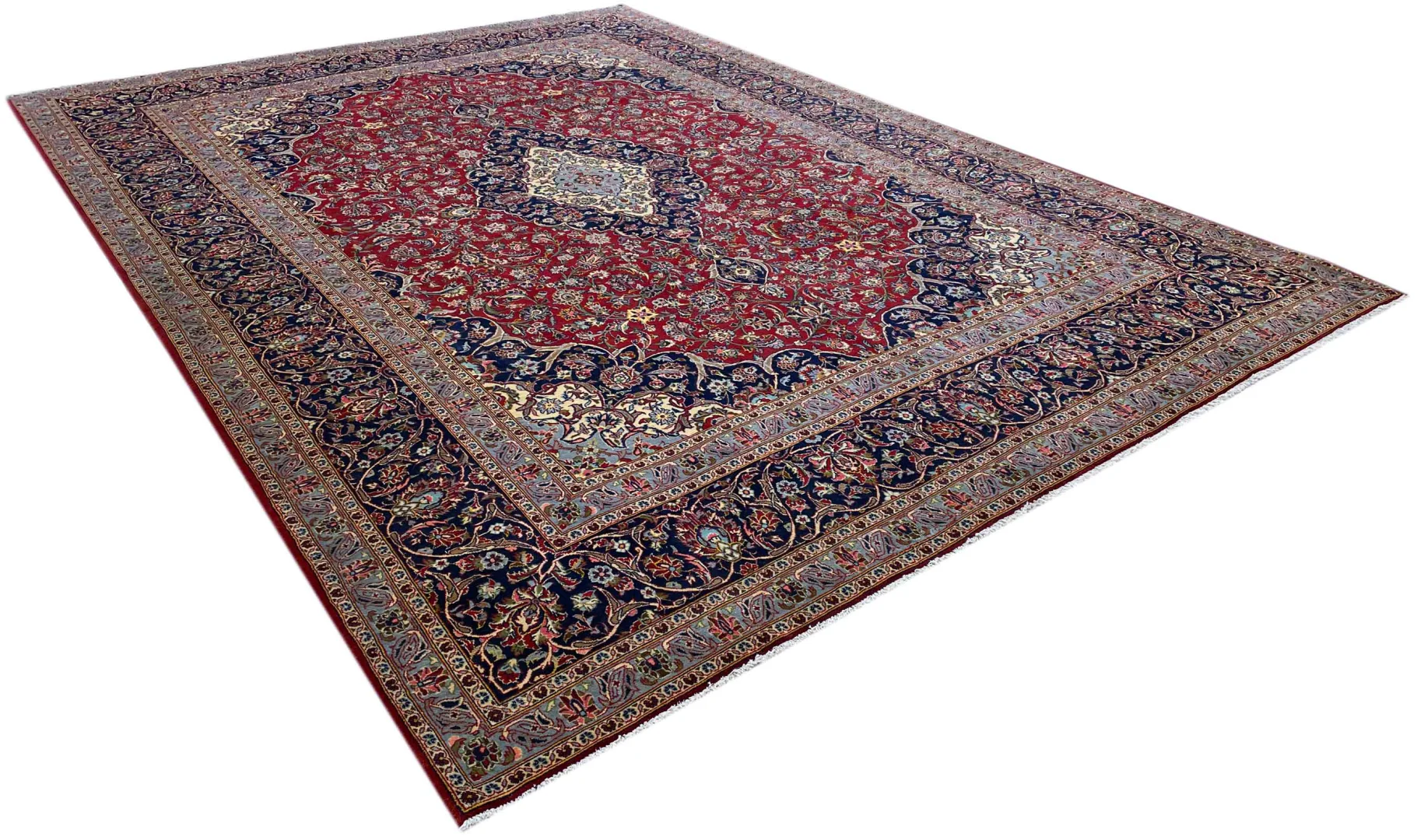 Handgeknüpfter Kashan Perserteppich 425 × 305 cm