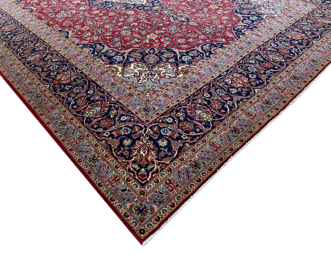 Handgeknüpfter Kashan Perserteppich 425 × 305 cm