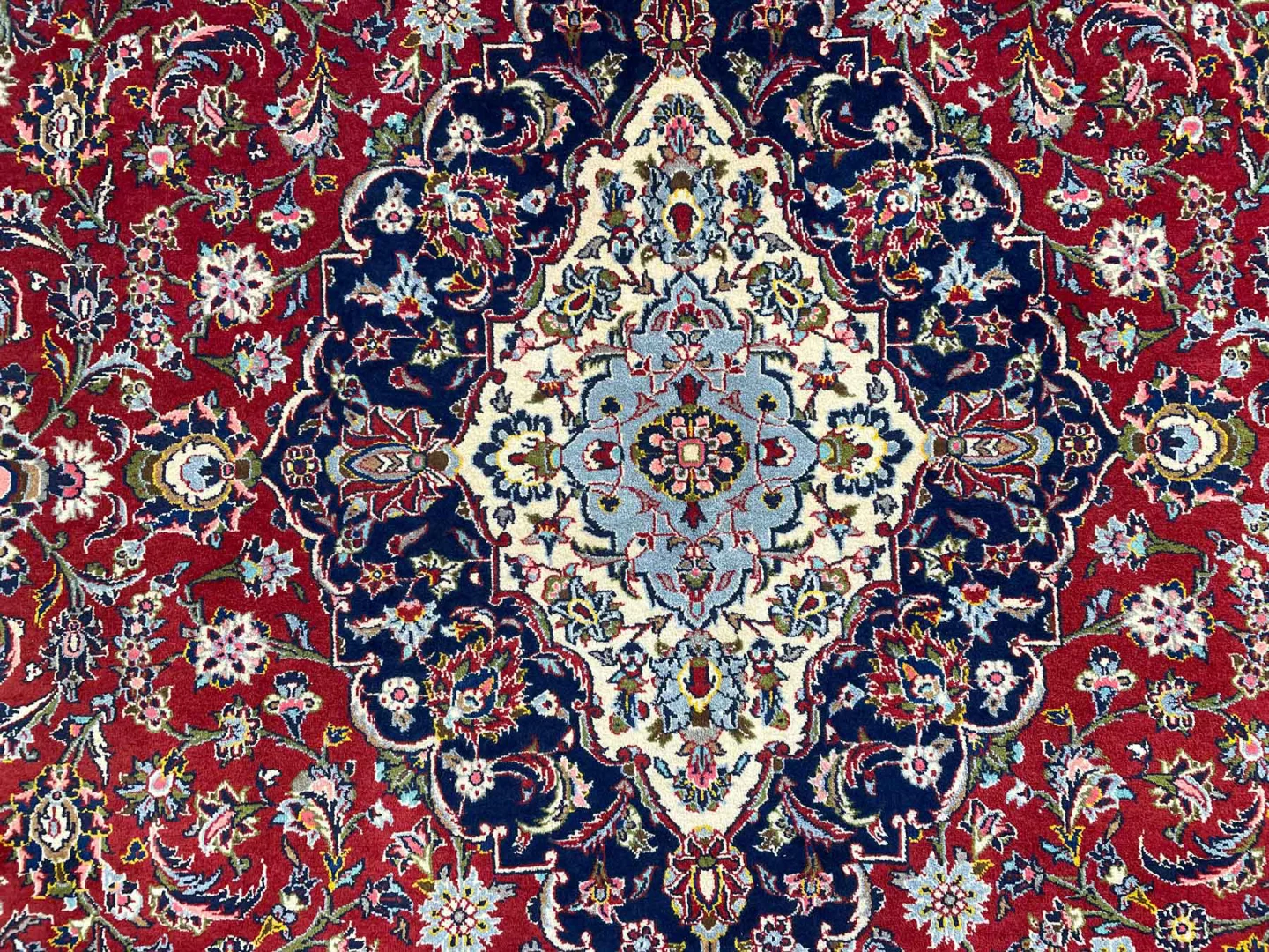 Handgeknüpfter Kashan Perserteppich 425 × 305 cm