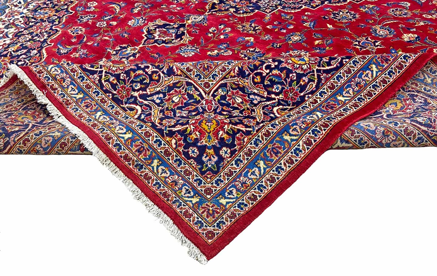 Handgeknüpfter Kashan Perserteppich 447 × 306 cm