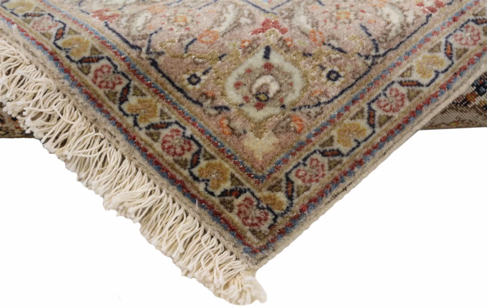 Täbriz Perserteppich 150 × 106 cm aus Wolle & Seide, handgeknüpft
