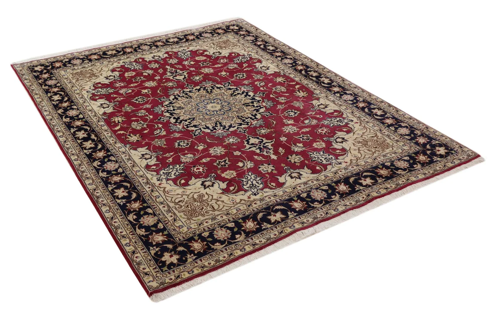 Handgeknüpfter Täbriz Perserteppich 200 × 150 cm