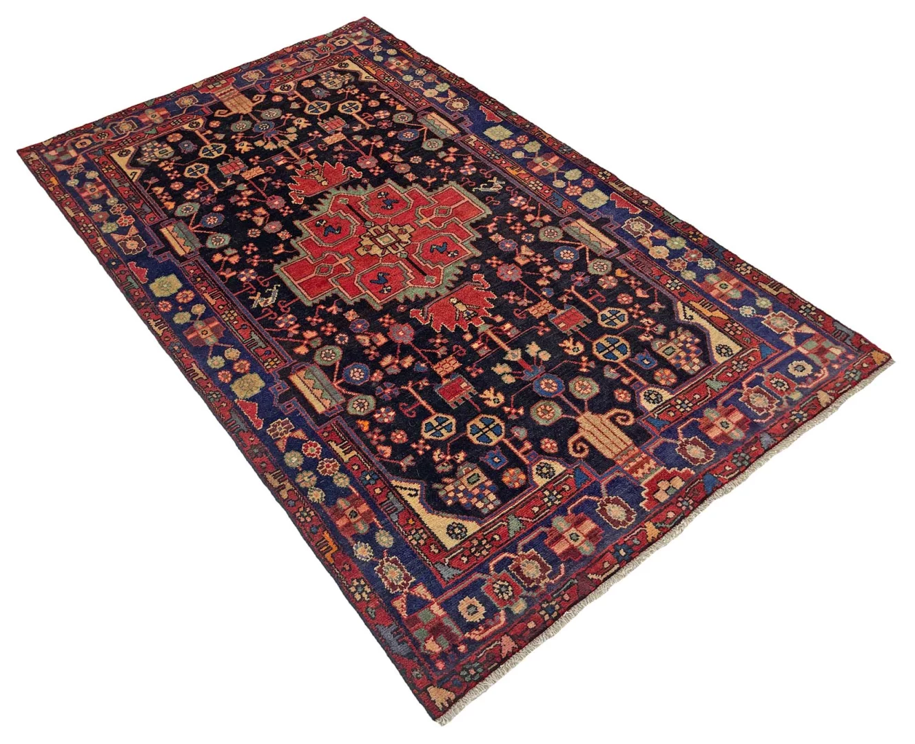 Perserteppich 237 × 144 cm aus Wolle, handgeknüpft