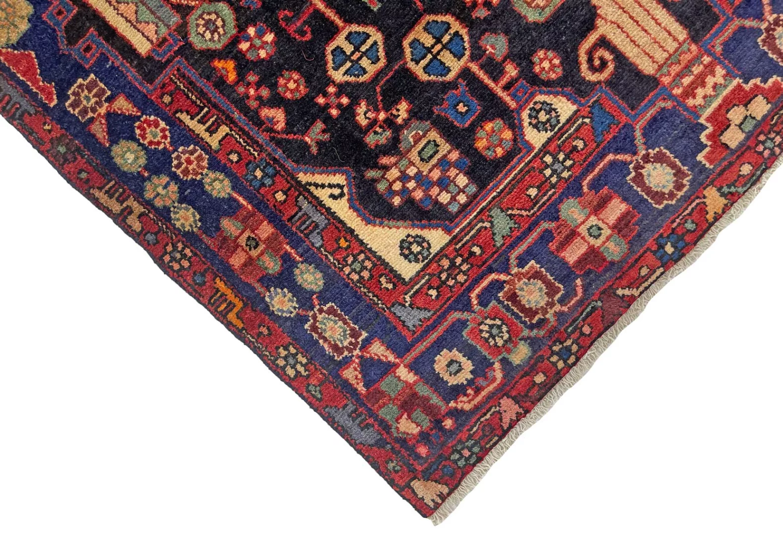 Perserteppich 237 × 144 cm aus Wolle, handgeknüpft