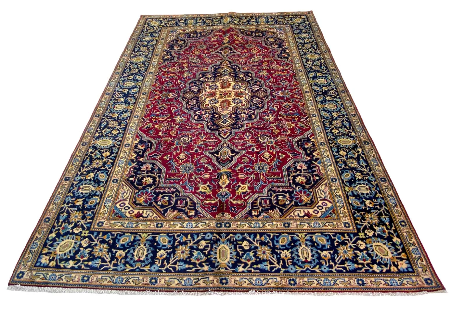 Perserteppich 317 × 219 cm aus Wolle, handgeknüpft