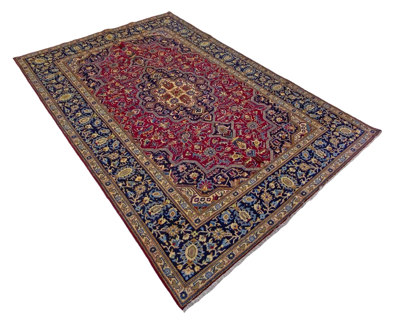 Perserteppich 317 × 219 cm aus Wolle, handgeknüpft