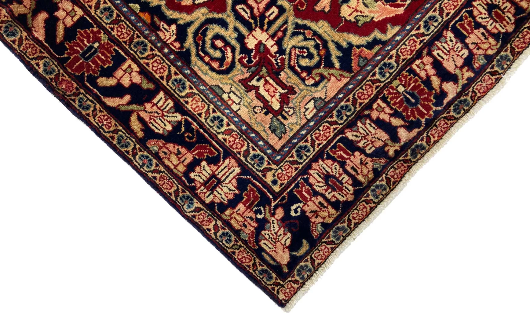 Handgeknüpfter Perserteppich, 203 × 124 cm, Wolle