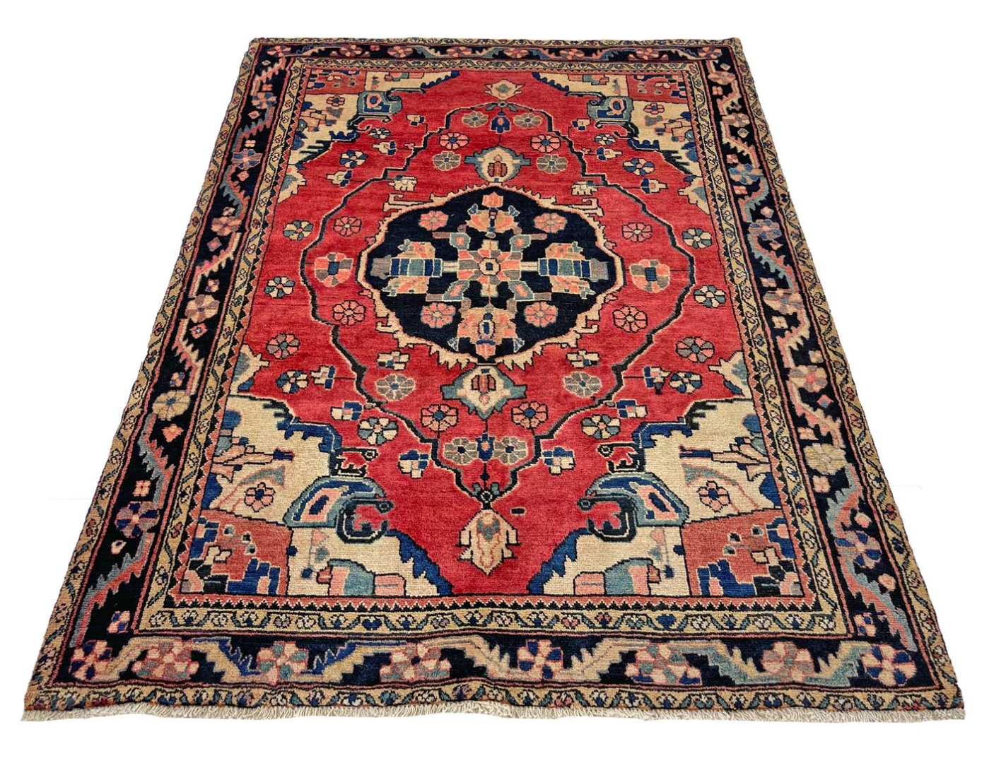 Handgeknüpfter Perserteppich, 208 × 157 cm, Wolle
