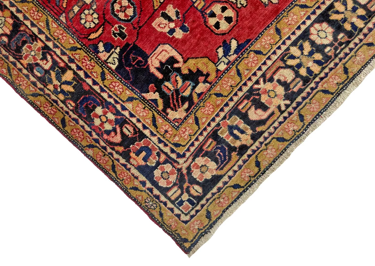 Perserteppich 215 × 146 cm aus Wolle, handgeknüpft