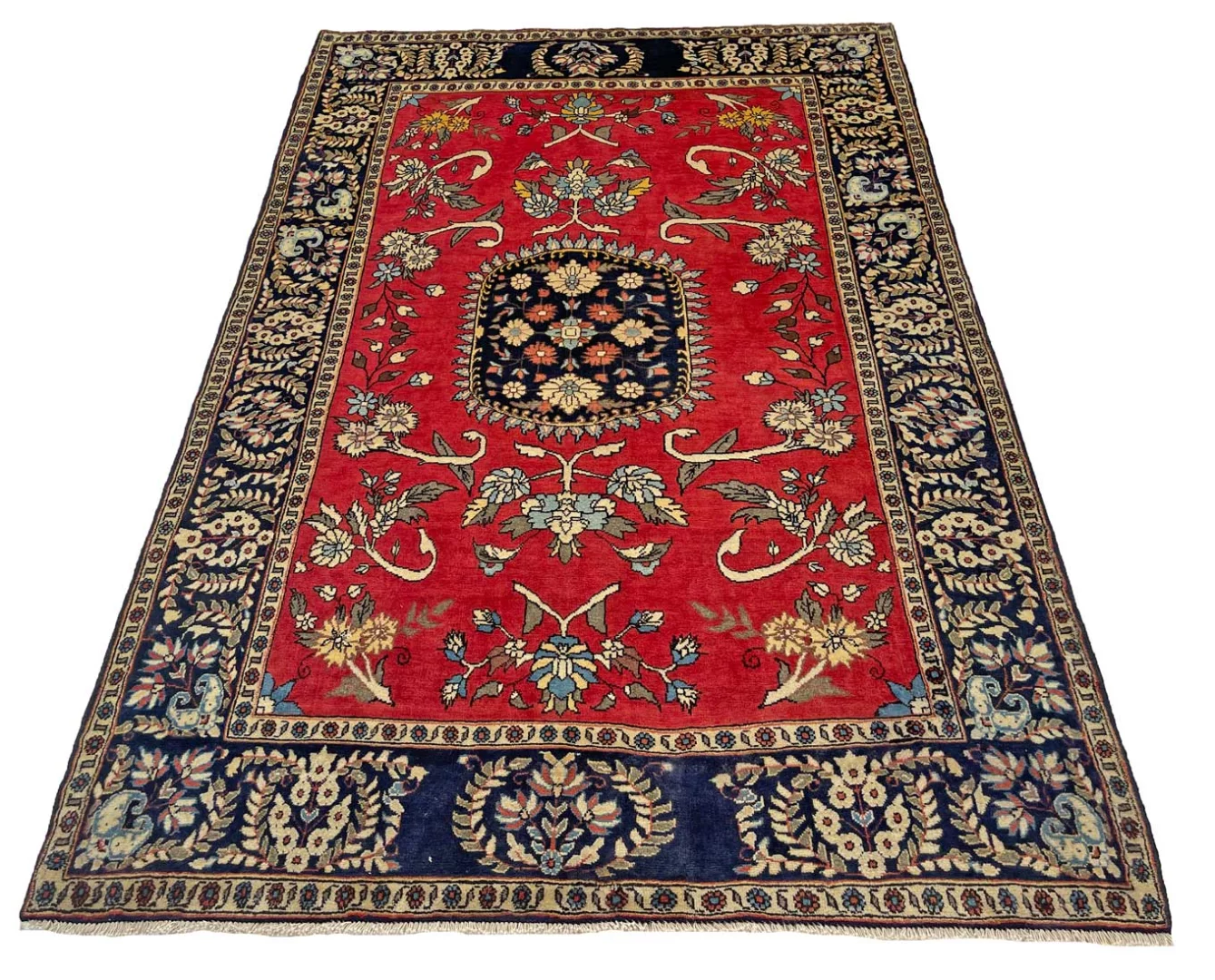 Perserteppich 229 × 148 cm aus Wolle, handgeknüpft